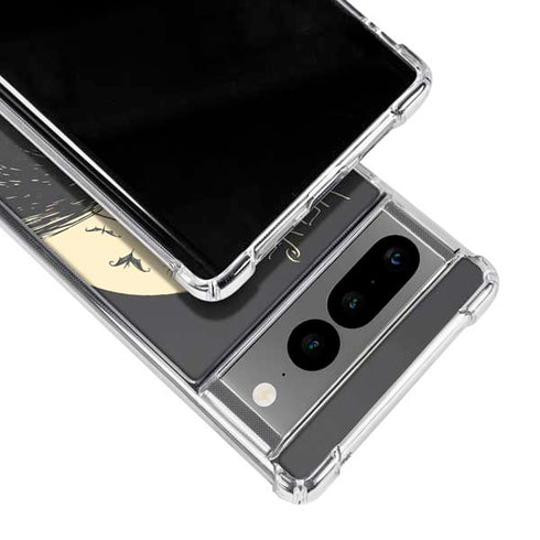 Disney The Nightmare Before Christmas Jack and Sally Meant to Be Google Pixel 7 Pro Clear Case